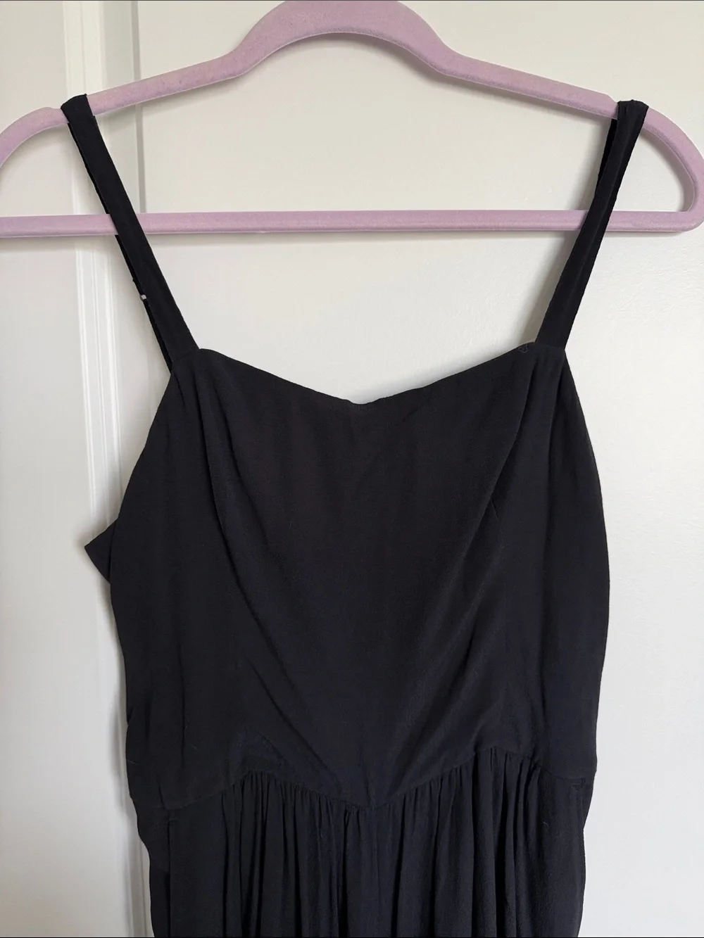 Abercrombie Black Spaghetti Strap Jumpsuit